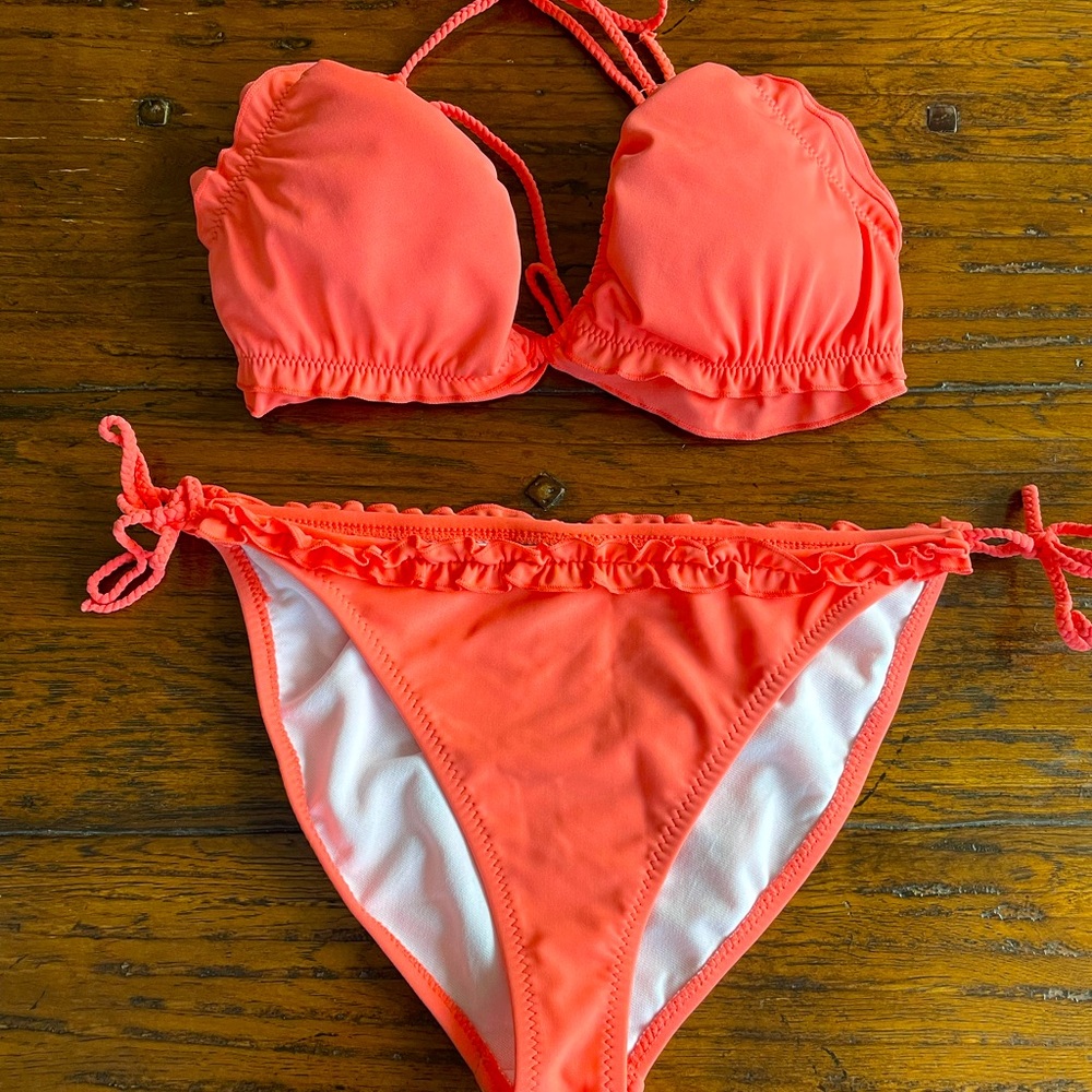 Brand New Tara Jarmon Coral Bikini